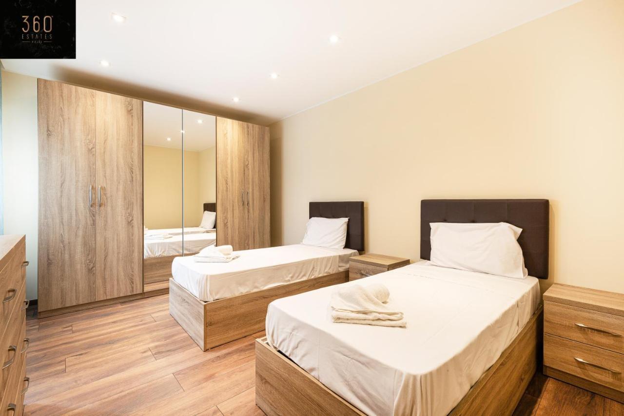 Pietà Seafront, Designer Apt With Private Terrace & Wifi By 360 Estates מראה חיצוני תמונה