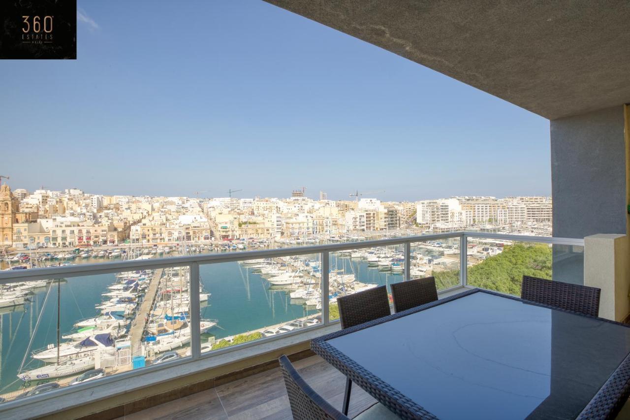 Pietà Seafront, Designer Apt With Private Terrace & Wifi By 360 Estates מראה חיצוני תמונה