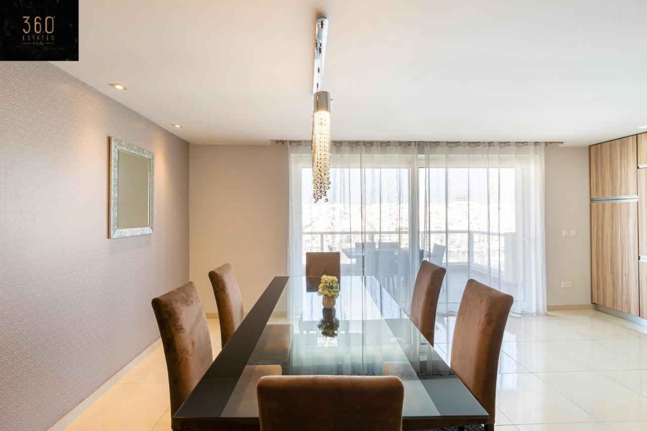 דירות Pietà Seafront, Designer Apt With Private Terrace & Wifi By 360 Estates מראה חיצוני תמונה